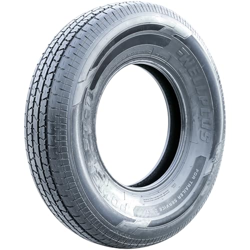 WellPlus Power ST-1 Semi-Steel Heavy Duty Premium Trailer Radial Tire-ST235/80R16 235/80/16 235/80-16 126/122M Load Range F LRF 12-Ply BSW Black Side Wall