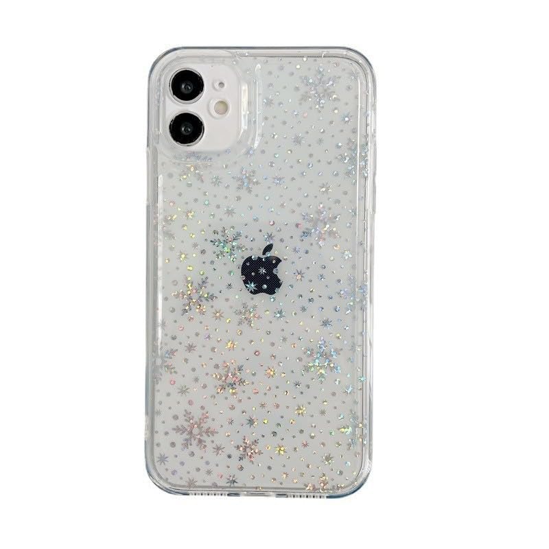 IPhone 14 Hülle Mit Weihnachtsmuster – Lustiges Winter-Design, Transparentes TPU