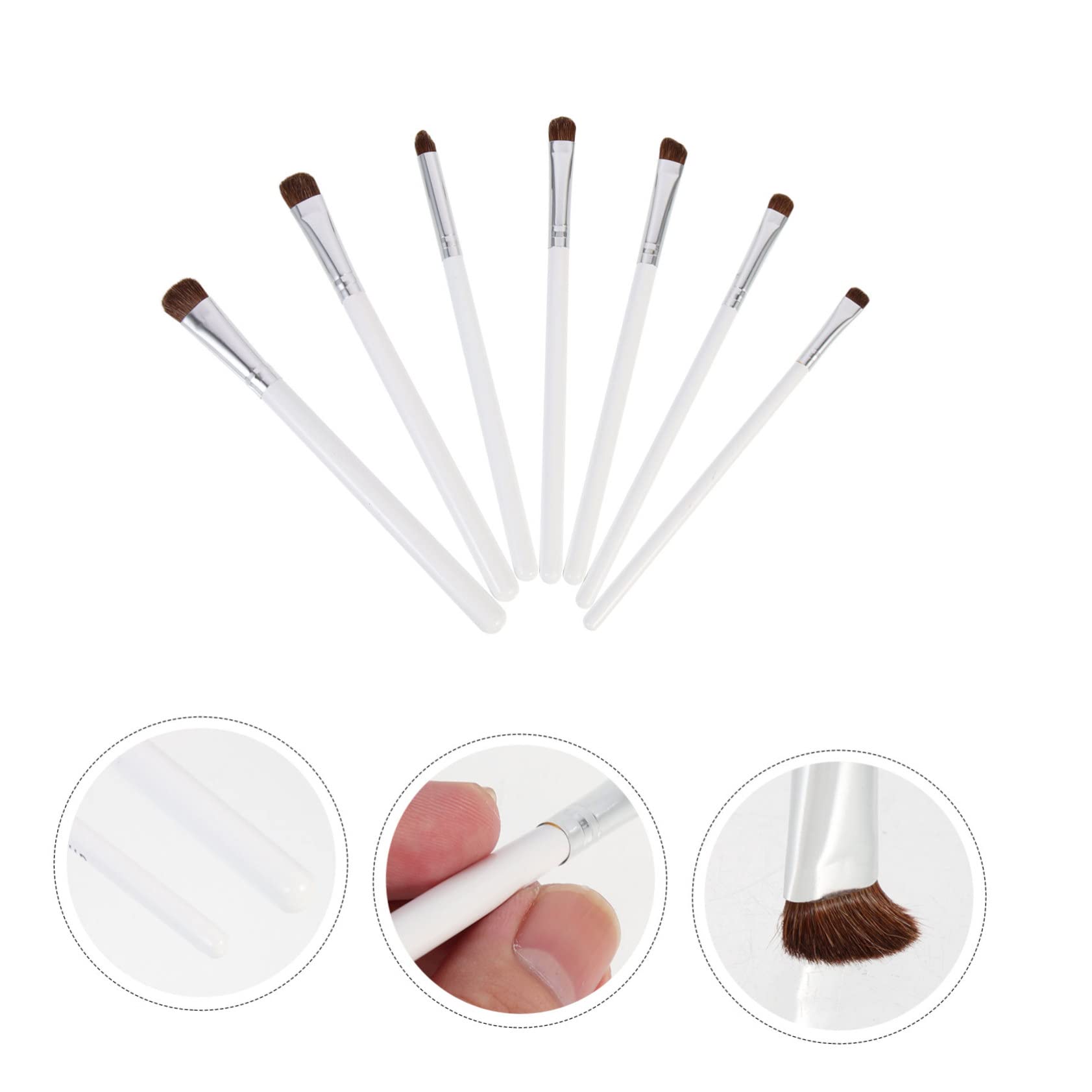 POPETPOP 21pezzi Pennelli Ombretto Per Trucco Occhi Pennelli Morbidi e Leggeri Per Applicazione e Sfuma Per Professionisti e Amatori e Facili Da Usare Kit Pratico Per Trucco Occhi