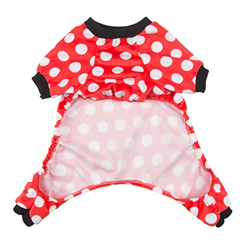 Image of CuteBone Dog Pajamas Dots Dog Apparel Dog Jumpsuit Pet Clothes Pajamas Puppy Clothes P65L