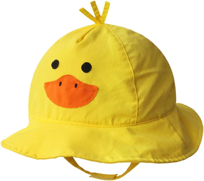 Sun Protection Foldable Bucket Hat Animal Cartoon Cap for Baby Toddlers Girls/Boys Summer
