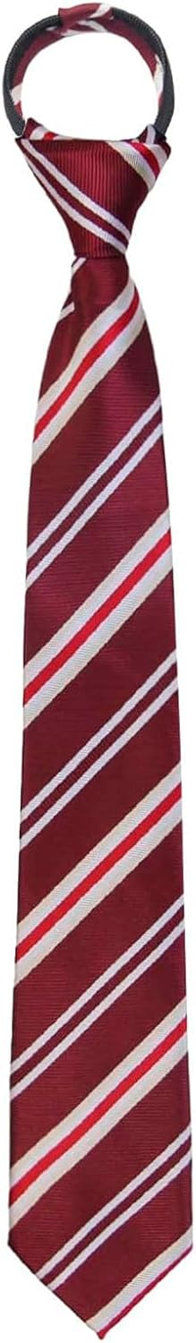 Mantieqingway Boys Tie, Kids Adjustable Necktie Corbatas Para Niños Pre-tied Zipper Tie for Graduation School Uniform 5-12 yr