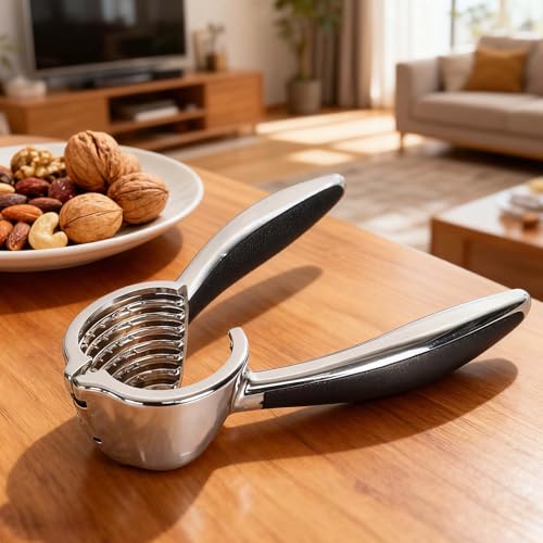 Nutcracker Heavy Duty,Nut Crackers for All Nuts Walnut Cracker for Pecans Hazelnut Walnuts Plier Opener Kitchen Tool Heavy Duty Non-slip Handle - Image 5