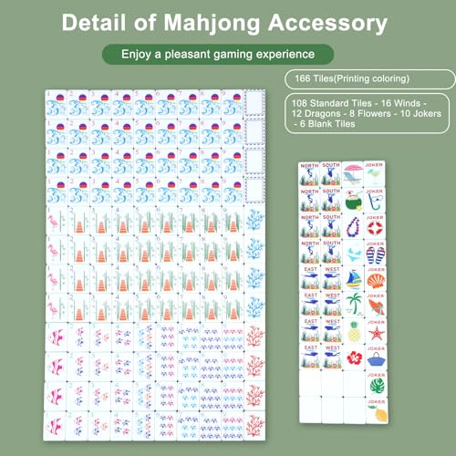 Arrowbash Mini Mahjong 160 piezas 1.2 pulg miniatura 3