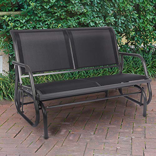Vilobos Outdoor Swing Glider Bench for 2 Persons Patio Rocking Chair Garden Seating