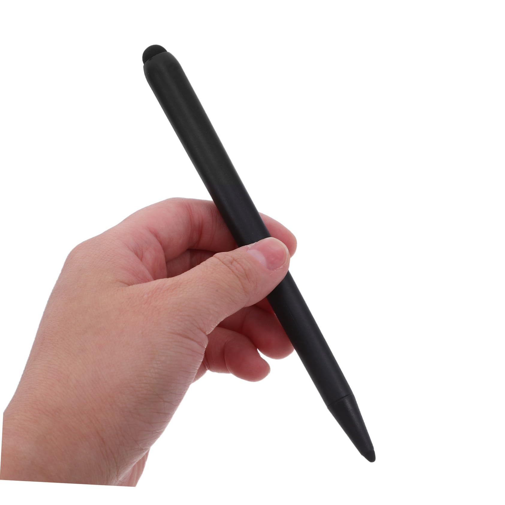 Penna Capacitiva per Schermo Touch, Doppia Punta, 2 Pezzi, Abs Nero | Uso Preciso su Lavagna Interattiva, Adatta a Riunioni Aziendali e Lezioni, Impugnatura Comoda