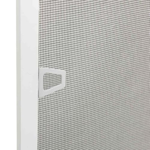 Moustiquaire pour fenêtre anti-insecte cadre aluminium blanc 80 x 100 cm - 5
