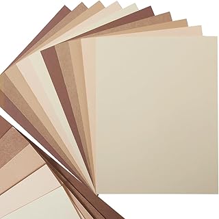 30 Sheets 8.5x11 Color Tones Cardstock Paper 250GSM Thick Paper Cards fo...