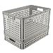 keeeper Transportkorb, Stapelbar, Polypropylen, Robert, Hellgrau, 1 x 22 l