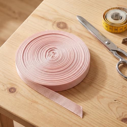 Accesorio para calzado de ballet elástico, rollo rosa de 49 yardas y 3/4" para zapatillas 6
