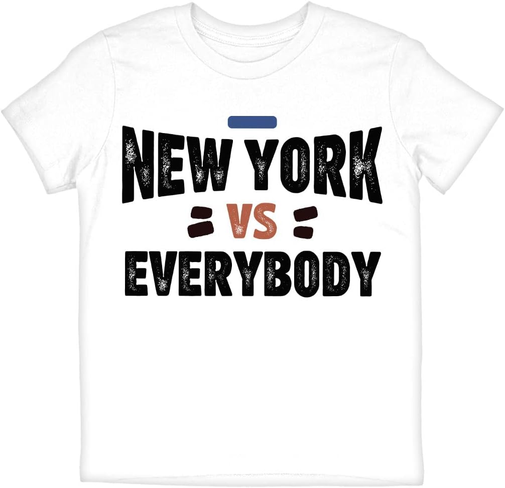 New York Slogan Kids' T-Shirt - Creative T-Shirt - Themed Tee Shirt for Kids