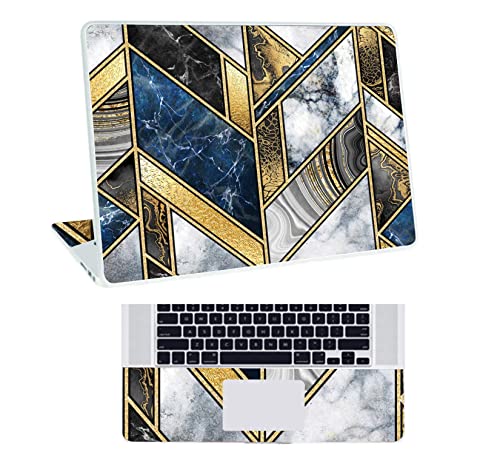 Image of Marbel D7 Top+Wrist Pad Vinyl Laptop Skin /Sticker /Cover for 15 to 15.6 Inches Laptops Laminated-Removable-HD Quality Compatible for Hp-Dell-Sony-Lenovo-Asus etc.(15x10 Inches)