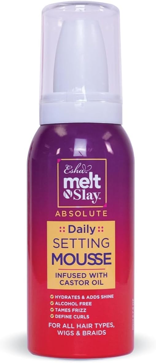 Melt N Slay Daily Setting Hair Mousse (2.7 Fl oz)