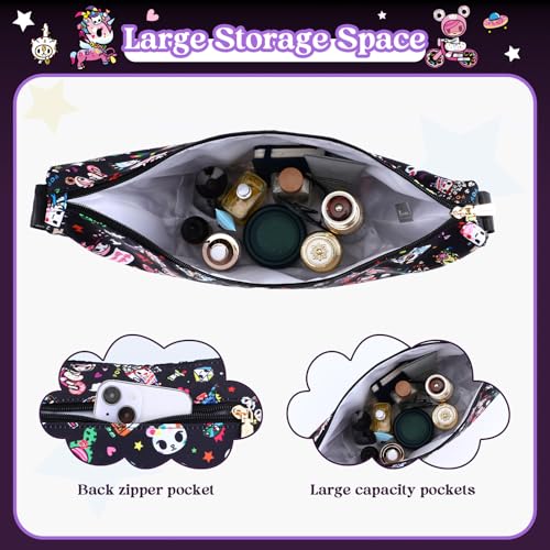 Image of Tokidoki Unicorno Nylon Crossbody Bag Cartoon Shoulder Bag for Women Phone Bag Purse Wallet Credit Card Gift for Women Girls