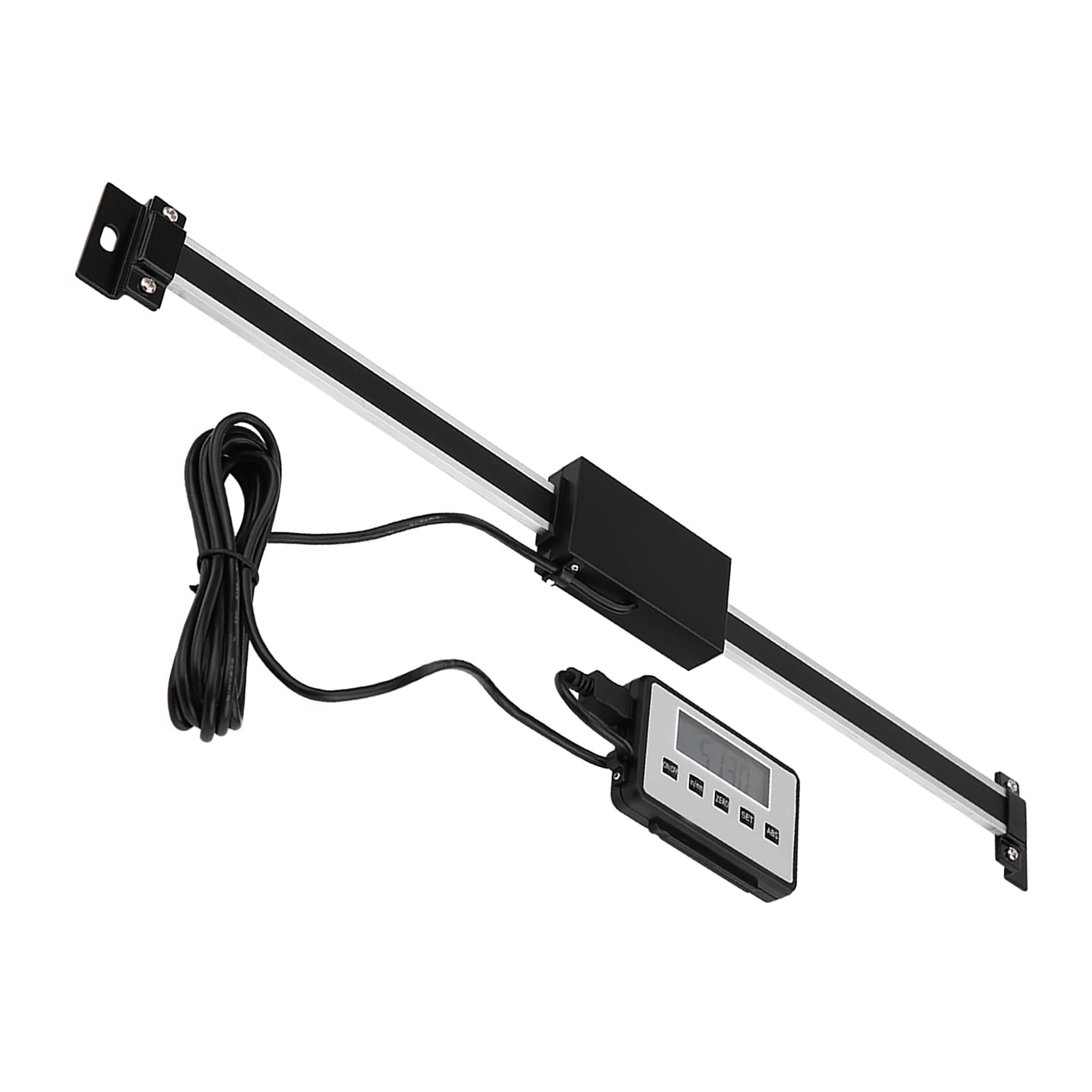 ViaGasaFamido Calibre numérique 0-300mm Échelle linéaire précise avec Affichage LCD pour fraiseuses et Tours Outils de Mesure Professionnels pour mécaniciens en Atelier de précision