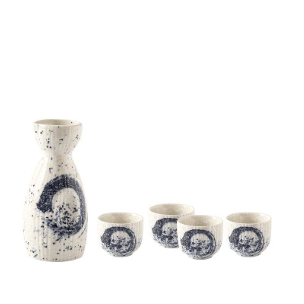 Sake japonais bouteille céramique peinte à la main carafe à vin de table et service à saké de maison