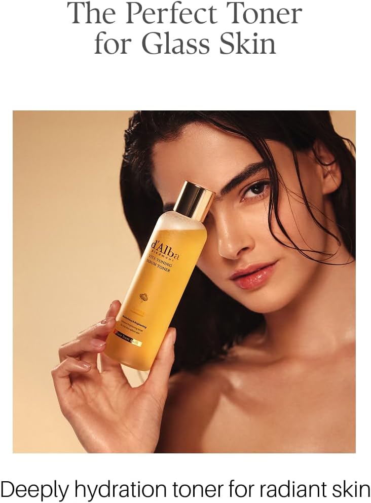 d'alba Piedmont White Truffle Vita Toning Serum Toner, Glass Skin with Double Vitamin Skincare, Face Moisturizer, (6.09 fl. oz) - Image 3