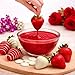 Red Candy Wafer Chocolate Melts - 12 oz Valentine’s Day Candy Melting Wafers for Baking, Decorating, Dipping, Drizzling & Desserts