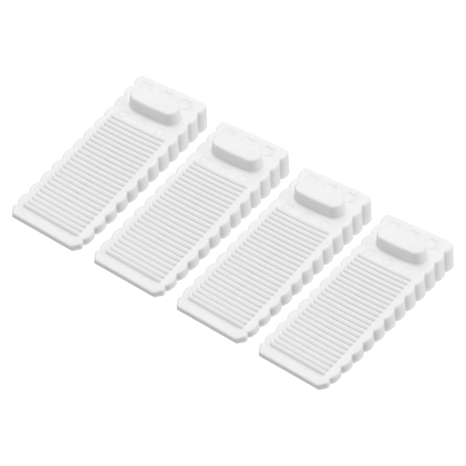 Butées de porte en caoutchouc blanc uxcell lot de 4