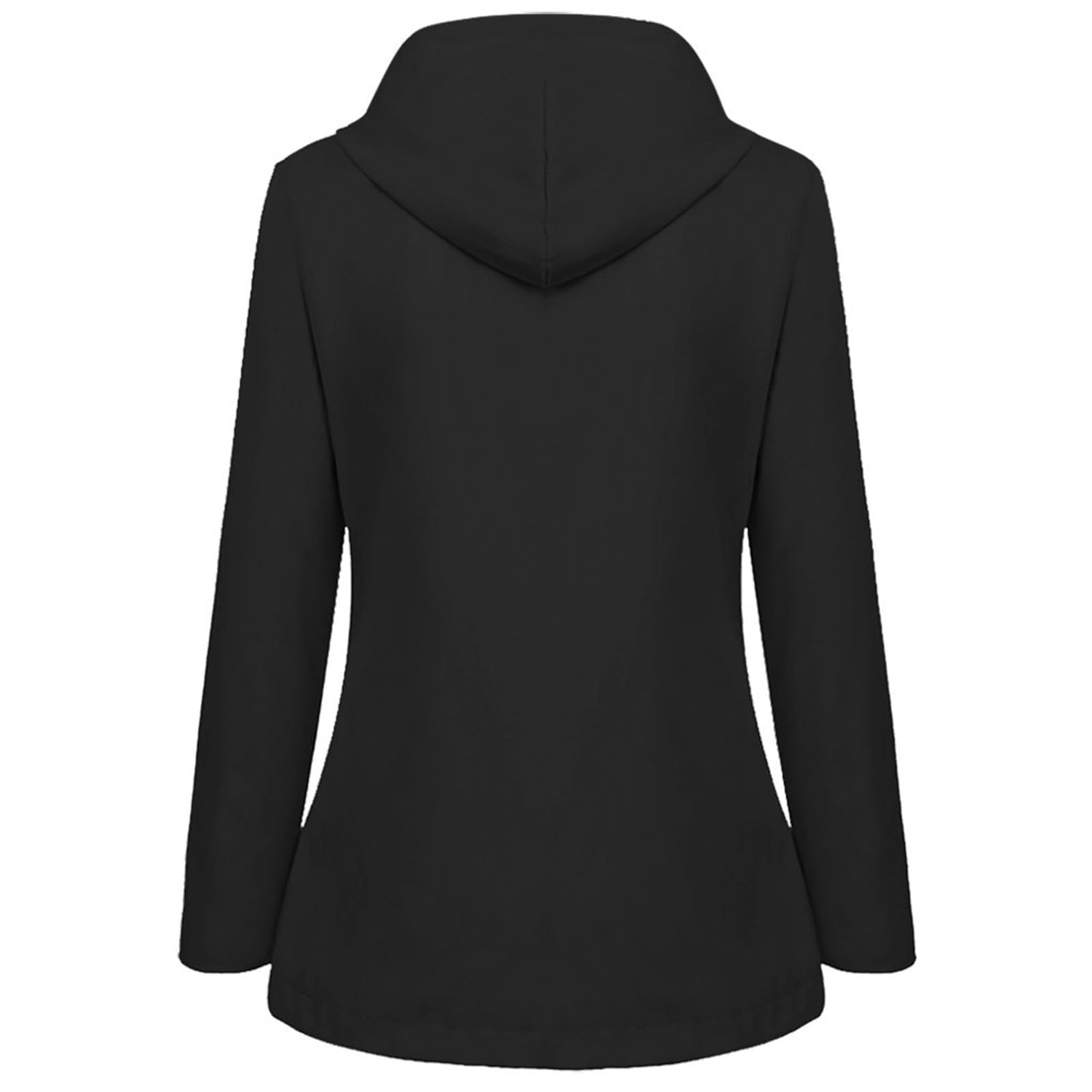 Chaqueta impermeable para mujer, con forro polar, con capucha, para invierno, cálida, para exteriores, con bolsillos, para senderismo, caminar, casual, manga larga, ligera, resistente al viento