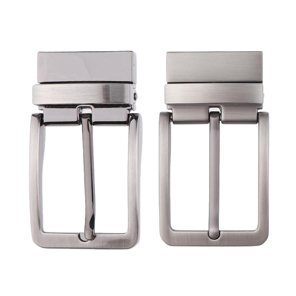 2Pcs Alloy Reversible Belt Buckle Single Prong Rectangular Pin Belt Buckle-image-19