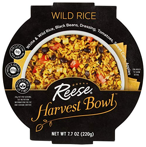 Reese Wild Rice Harvest Bowl | Black Beans, Tomatoes, Corn | High In Fiber & Protein (Pack Of 8) #TOP21