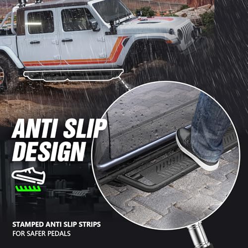 YZONA estribos laterales para Jeep Gladiator JT 2020-2026 miniatura 3