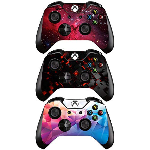 Image of [3PCS] Vinyl Skin for Xbox One Controller Cover Decal Sticker - 3pcs. Mix Style B