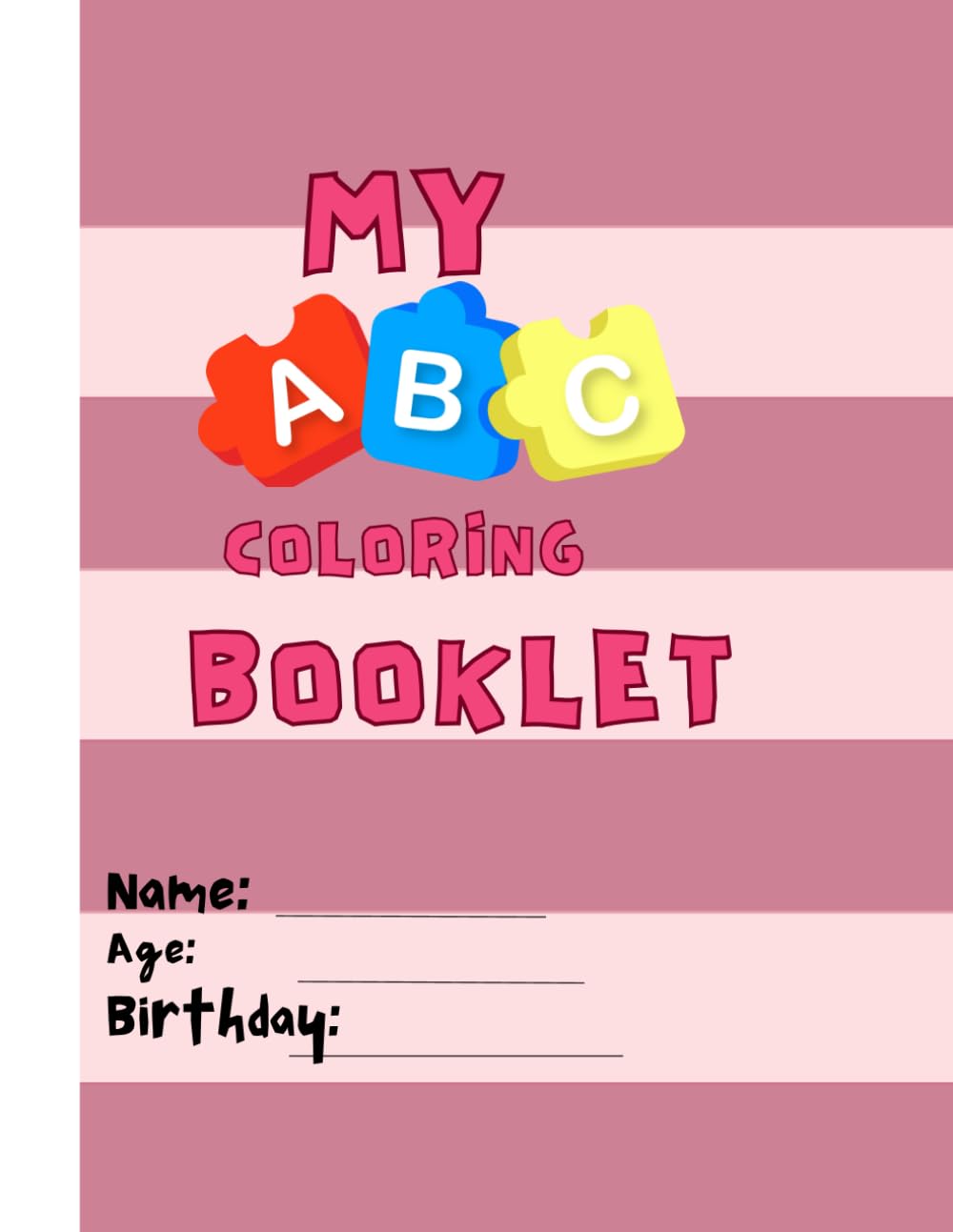 MY ABC COLORING BOOKLET