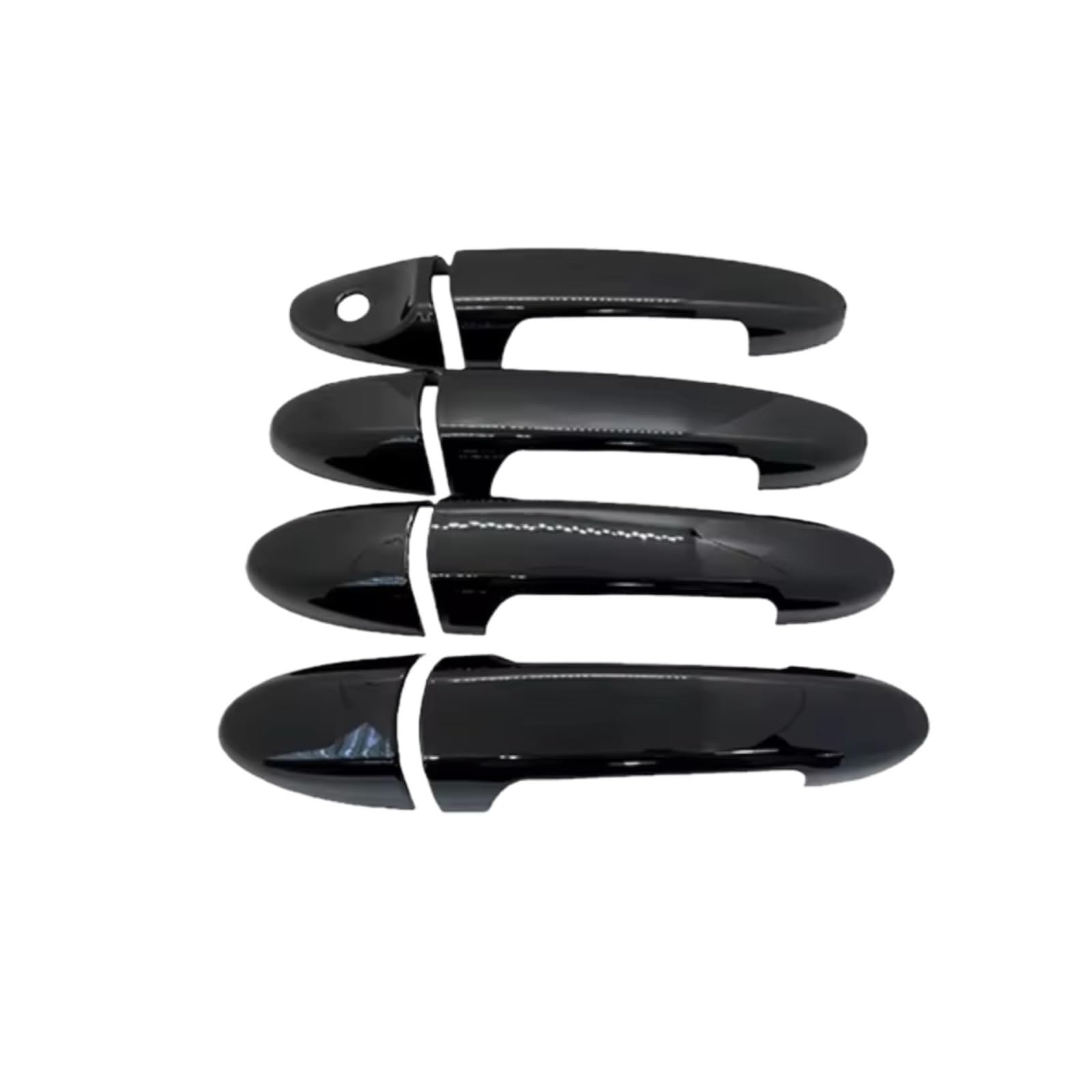 Rcuihgfb Metallic Blcak 4Pcs Door Handle Shell Compatible With Mercury For Mariner 2008-2012 Car Exterior Door Handle Cover Trim Sticker Protector Set(Metallic Blcak 4Pcs)