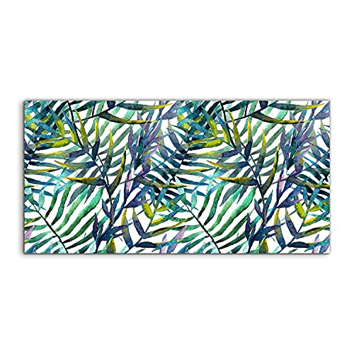 Tableau en acryl Coloray 120x60 cm art abstrait de feuilles pour salon