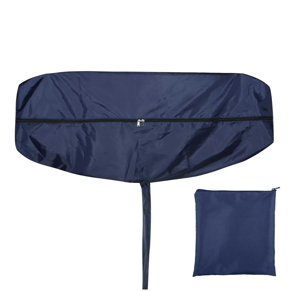 Waterproof Split AC Indoor Unit Wash Cover | AC Service Cleaning Bag for Coil, Filter & Dirt Cleaning | Indoor AC Washing Cover (Navy Blue Fabric Polyster, 52 Inches upto 2 Ton)