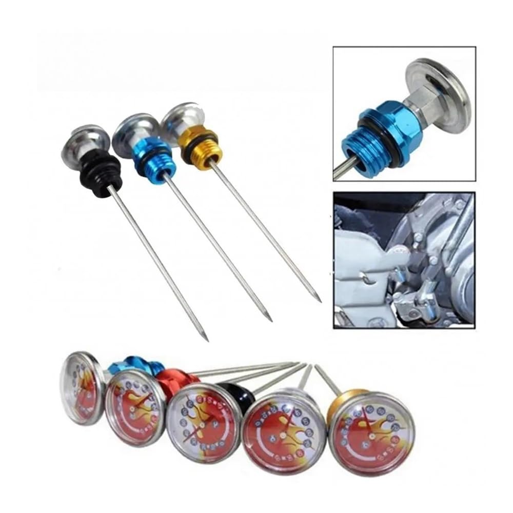 Indicatore Temperatura Accessori per Motociclette Asta Livello Serbatoio Dell'olio Indicatori Temperatura Serbatoio Dell'olio Asta Livello Dell'olio per Motociclette per ATV