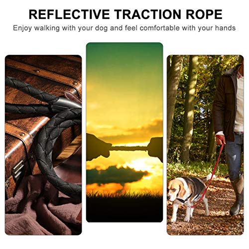 Correia refletiva para cães da Besportble, 5 peças, corda de chumbo para animais de estimação resist