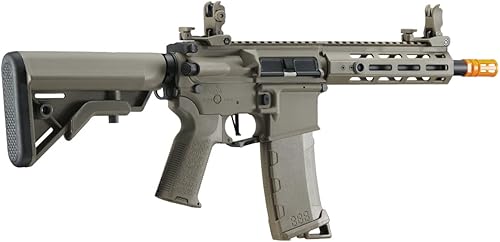 Vista 23 de Lancer Tactical Gen 3 Polímero ligero y duradero M4 Airsoft MLOK AEG con tapa media de alta velocidad con disparador rápido programable