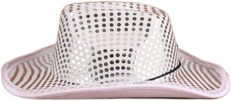 Sequin Denim Jazz Hat Men's and Women's Outdoor Performance Festival