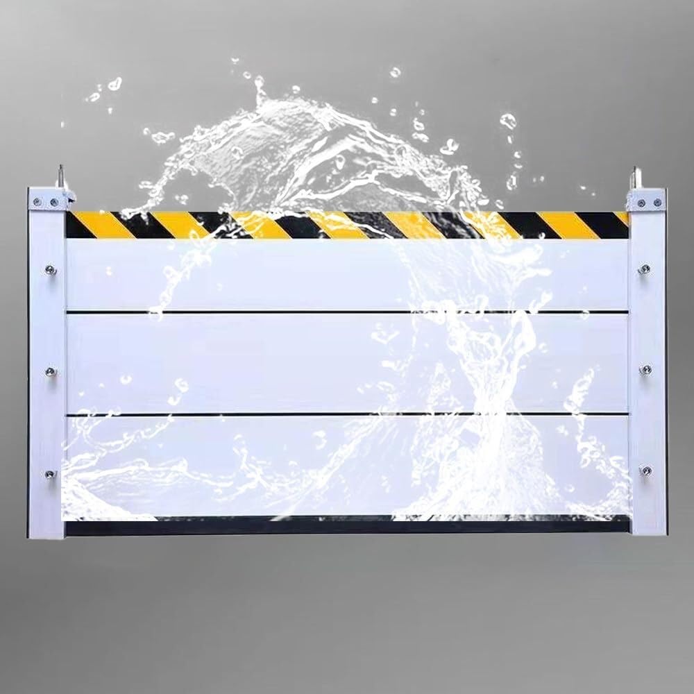 Sistema de Barrera de Aluminio, Barrera contra inundaciones, Solapa de Sellado para Puerta de Garaje subterránea, Solapa de Barrera Impermeable contra inundaciones, Resistente a im
