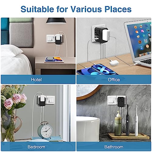 image for Evershop Universal Travel Adapter Plug Adapter European for 224+Countr