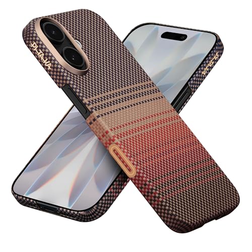 Amazon.co.jp: 【0.88mm極薄】PITAKA iPhone 17 用ケース 19g軽量 600D