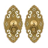 Hardware Philosophy Brass Silk Cabinet Pull Hardware Set 6" x 3"
