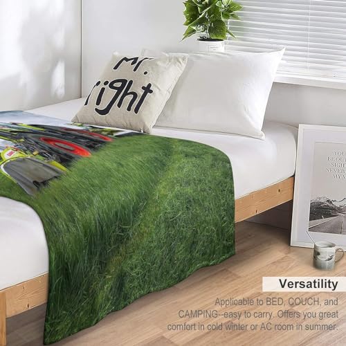 Couverture tracteur confortable et douce contre le froid du lit - 7