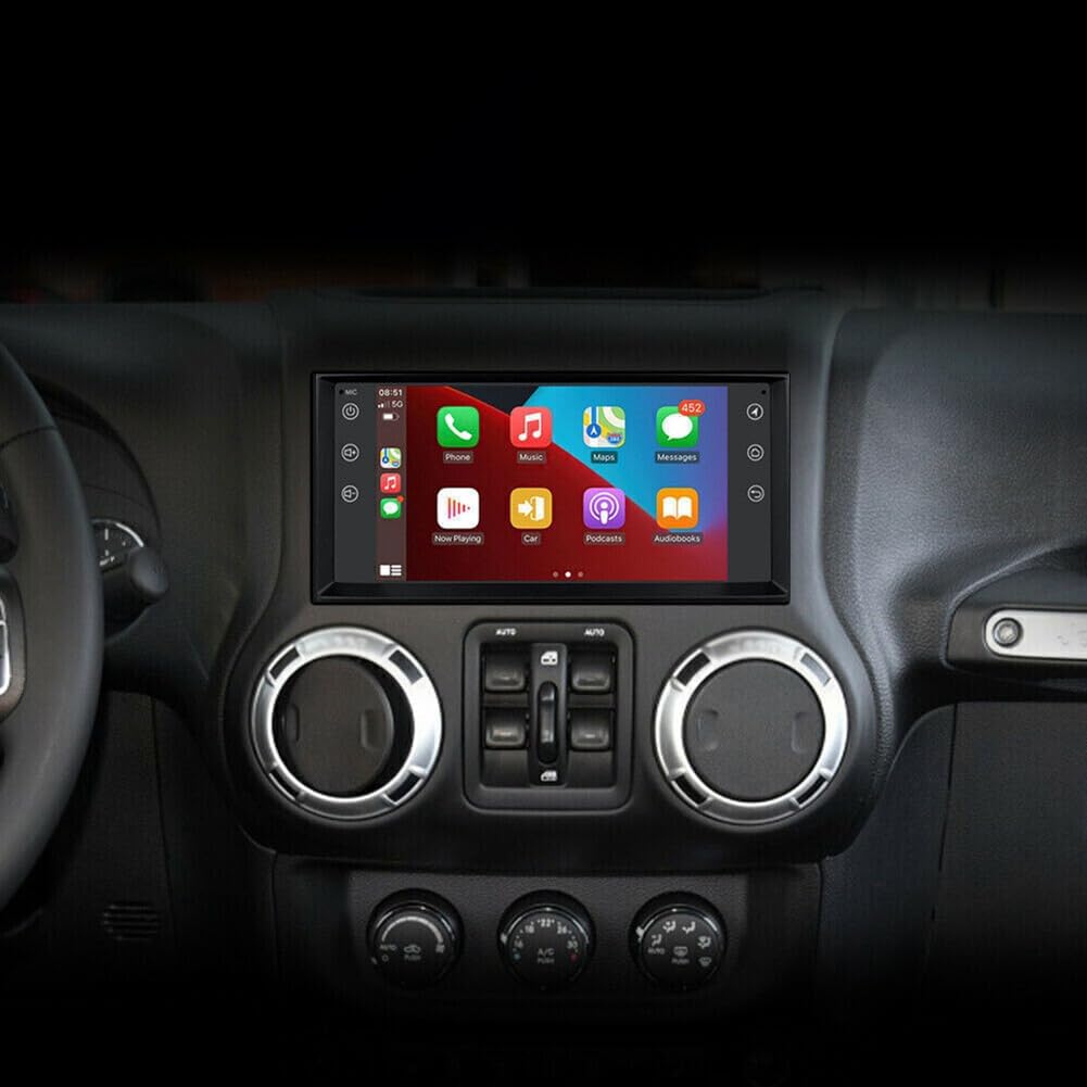 forAndroid Double Din Car Stereo Radio 7 Inch Touch Screenfor Dodge Avenger(2008-2014) forAndroid 12 System, Wireless for CarPlay & forAndroid Auto, GPS Navigation & Bluetooth, 2GB + 32GB