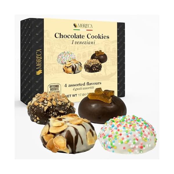 Biscotti Italian Cookies, 16 Gourmet Chocolate Cookies. Covered Cookies, Food Gift, Birthday Gifts for Women, Men, Mom & Dad. Prime Gourmet for all couples and Families. ORIGINAL Biscotti, Italian cookies, Chocolate Covered. MADE IN ITALY