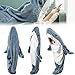 Huanmin Blau Shark Blanket Hai Decke, Haifisch Decke Erwachsene, Hai Schlafsack, Haifisch Decke, Hai Decke Schlafsack Kostüm Für Cartoon-Pyjamapartys (W90*L190CM) Erwachsene günstig Kaufen-Huanmin Blau Shark Blanket Hai Decke, Haifisch Decke Erwachsene, Hai Schlafsack, Haifisch Decke, Hai Decke Schlafsack Kostüm Für Cartoon-Pyjamapartys (W90*L190CM)