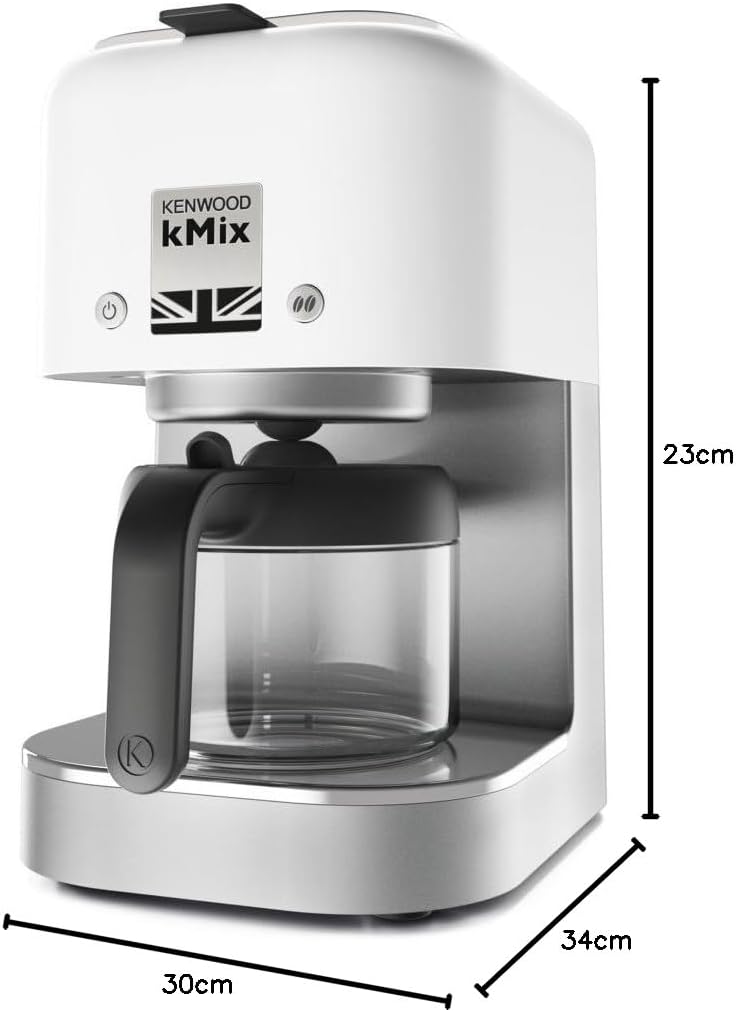 Kenwood cox750wh macchina per il caffè, 0,750 L, 1200 W, Bianco Kenwood cox750wh macchina per il caffè, 0,750 L, 1200 W, Bianco