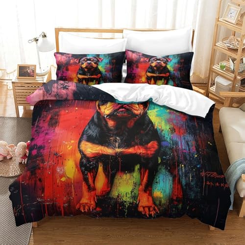 Parure de lit lèvres de vampire microfibre résistante effet 3D