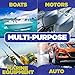 Durabasics Salt Remover Concentrate Kit - Ultimate Boat Salt Remover for Boats & Marine Engine Flush - 32 OZ with Hose Applicator - Perfect for Outboard Motor Flush & Washing Salt Deposits Away