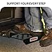 Rockland Universal Hitch Step, Anti Slip, Tow Bumper Step Guard, Black, Trailer Hitch Steps, for Pickup Truck Car SUV, 2