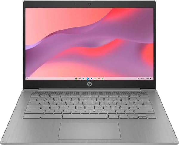 HP Chromebook 14'' HD Laptop, Student and Business Laptop, Intel Celeron N4500, 4GB RAM, 64GB eMMC, Long Battery Life, Fast Charge, Chrome OS, Gray, 14a-ne1013dx by HP - Used condition - US$127.65
