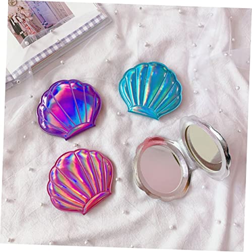 Miroir de maquillage pliable minkissy 6 pièces double face compact